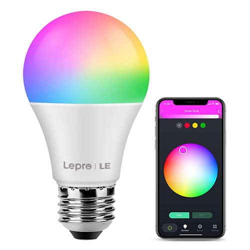Lepro WiFi Smart Bulb E27 Colour and White