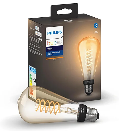 Philips Hue White Filament Edison Smart Bulb ST72 E27