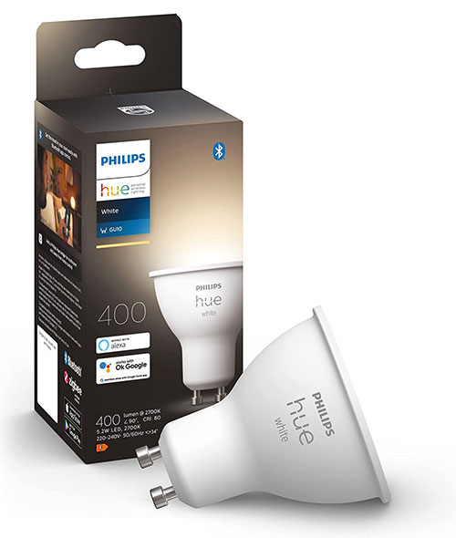 Philips Hue GU10 White Smart Bulb