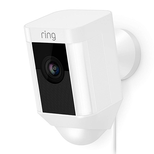 Ring Spotlight Cam Wired in white.