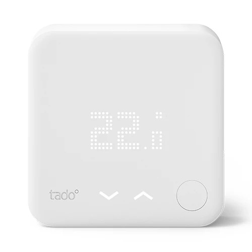 The tado° Smart Thermostat in white.
